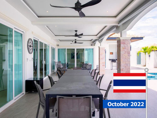 โซลูชันบริษัทล่าสุดเกี่ยวกับ โครงการพัดลมเพดานกันน้ํา IP44