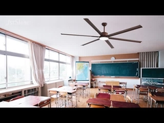 พัดลมเพดานโลหะที่มีใบเหล็ก มอเตอร์DC ปริมาณอากาศสูง