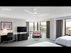 แฟนเพดานแบบ DC ด้วยแผ่นพลาสติกที่ควบคุมทางไกล ความเร็วสูง