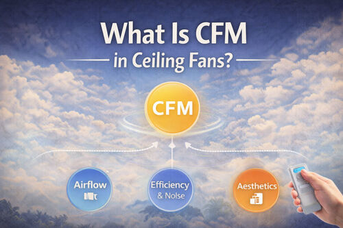 ข่าวล่าสุดของบริษัทเกี่ยวกับ CFM คืออะไรในพัดลมเพดาน? (และทำไมถึงสำคัญ)