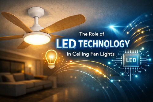 บล็อกบริษัทล่าสุดเกี่ยวกับ บทบาทของเทคโนโลยี LED ในไฟลมเพดาน