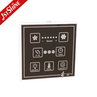 ซื้อ พัดลมเพดานมอเตอร์ DC 6 สปีด 110V 120V 220V 240V พร้อม Wall Control สำหรับสีขาว OEM โดย 1stshine การผลิตออนไลน์