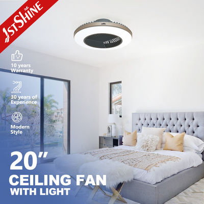 ซื้อ พัดลมเพดานแบบซ่อน LED ควบคุมด้วยแอปอัจฉริยะ สำหรับห้องนอน ขนาด 20 นิ้ว 27W การผลิตออนไลน์