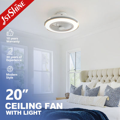ซื้อ 20 นิ้ว 220 วอลต์ ไฮแอร์ฟล็อค ฟลัช มอนท์ LED พัดลมเพดาน พร้อมห้องนอนสว่าง การผลิตออนไลน์