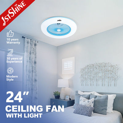ซื้อ โคมไฟพัดลมเพดานห้องนอนพลาสติกขนาด 24 นิ้ว พร้อมรีโมทคอนโทรล การผลิตออนไลน์