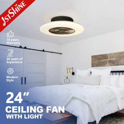 ซื้อ พัดลมเพดาน LED ไร้ใบพัดขนาด 24 นิ้วสำหรับห้องนอนเด็ก การผลิตออนไลน์