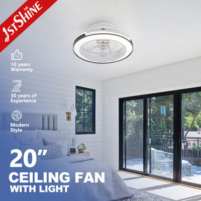 ซื้อ รองรับการปรับแสงไฟ ใช่ พัดลมเพดาน LED 1stshine สีขาว ติดตั้งง่ายในห้องนอน การผลิตออนไลน์