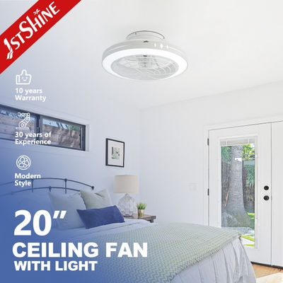 ซื้อ พัดลมเพดาน LED ขนาด 20 นิ้ว ความเร็วสูง เงียบ พร้อมระบบควบคุมอัจฉริยะและไฟประดับ การผลิตออนไลน์