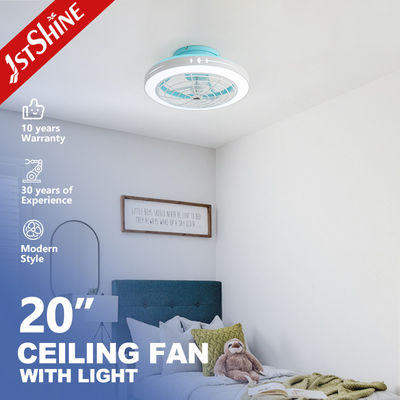 ซื้อ ฟลัชมอนท์ พัดลมเพดานแบบทันสมัยที่ไม่มีใบไม้ 3 สี LED Light Quiet Dc Motor การผลิตออนไลน์