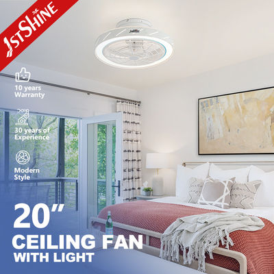 ซื้อ 3 สี LED Light Low Profile ดีไซน์แฟนซี ABS Blades แฟนเพดานภายในพร้อมรีโมท การผลิตออนไลน์