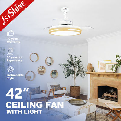 ซื้อ แฟนเพดานที่มองไม่เห็น LED ขนาด 42 นิ้ว สําหรับห้องนอนและห้องนั่งเล่น การผลิตออนไลน์