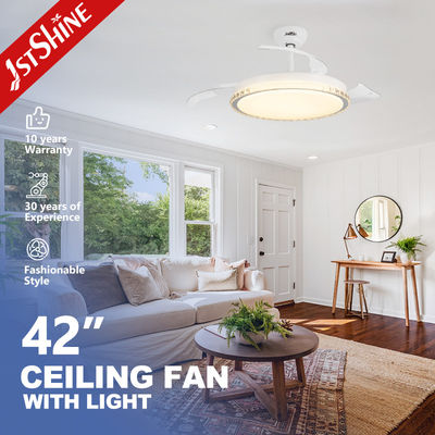 ซื้อ 110-240V / 50Hz / 60Hz แฟนเพดาน LED ด้วยใบเล็บถอด 10 และการออกแบบที่ประหยัดพื้นที่ การผลิตออนไลน์