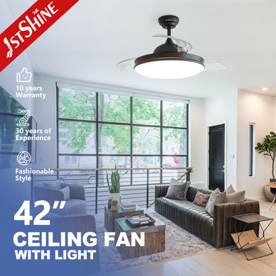 ซื้อ สไตล์โมเดิร์น 1stshine แฟนเพดาน LED พร้อมรีโมทคอนโทรลและการออกแบบถอน การผลิตออนไลน์