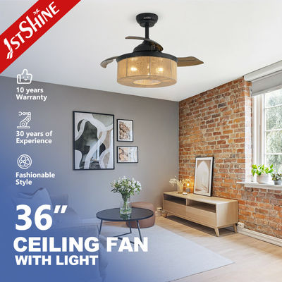 ซื้อ พัดลมเพดานขนาดเล็ก 36 นิ้ว พร้อมรีโมทและฟังก์ชันไฟ LED ปรับอากาศ การผลิตออนไลน์