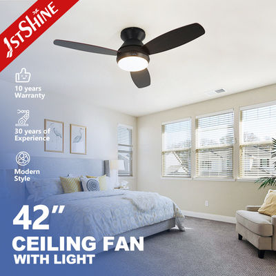 ซื้อ 42 นิ้ว สีดํา ล้างขึ้น ห้องนอน Samrt Home พัดลมเพดานด้วยแสง การผลิตออนไลน์