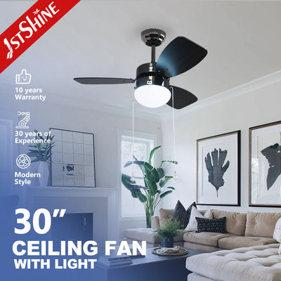 ซื้อ สนับสนุน Dimmer 30 นิ้ว พัดลมเพดานด้วย 3 ใบ MDF และดึงเชือกไฟโดย 1stshine การผลิตออนไลน์