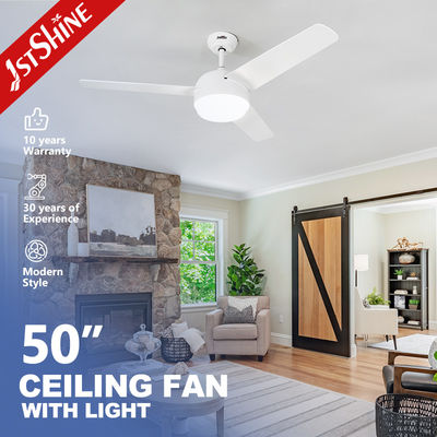 ซื้อ 50 นิ้ว 3 MDF Blade 35W 6 ความเร็วรีโมทคอนโทรล LED พัดลมเพดานด้วยแสง การผลิตออนไลน์