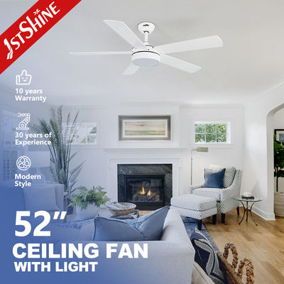 ซื้อ พัดลมเพดาน 52 นิ้ว Smart Home เปิดใช้งาน WiFi พร้อมไฟ Silent DC Motor การผลิตออนไลน์