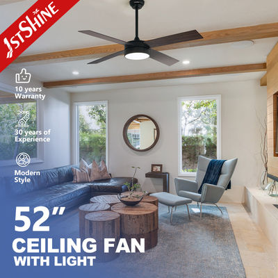 ซื้อ 4* MDF Blades Dimmable LED Ceiling Fan With Remote Control And Lamp หอบเงียบ การผลิตออนไลน์