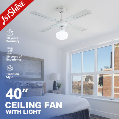 ซื้อ OEM ระยะไกลควบคุมพัดลมเพดานกับ 1stshine คลาสสิคสีขาวและ 4 MDF Blades การผลิตออนไลน์