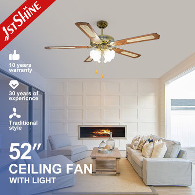 ซื้อ 1stshine แฟนเพดาน ไฟสําหรับ 52 นิ้ว คลาสสิกหลายสีและความดัน 220V / 50Hz การผลิตออนไลน์