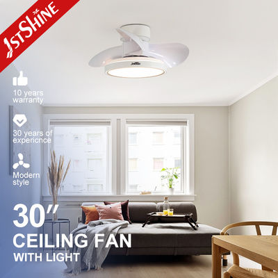 ซื้อ 30 นิ้ว 110V 230V ABS Blades พัดลมเพดานพร้อมไฟ 35W DC Motor การผลิตออนไลน์