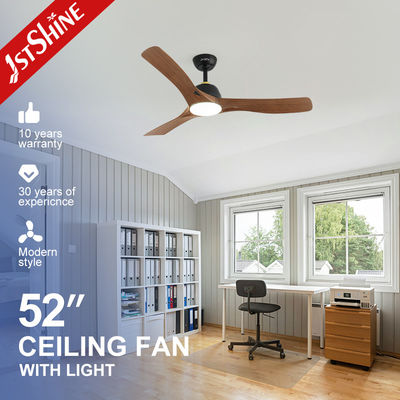ซื้อ พัดลมเพดาน LED Living Room 1stshine พร้อมใบพัดพลาสติกและมอเตอร์ DC 3 สี LED สำหรับพื้นที่กว้าง การผลิตออนไลน์