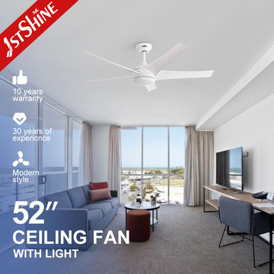 ซื้อ DC Motor 5 ABS Blades ขาว 3 สี Led Light ตกแต่ง แฟนเพดานสมาร์ท พร้อมแสง การผลิตออนไลน์