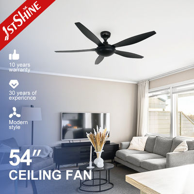 ซื้อ พัดลมเพดานพลาสติกสีดำขนาด 54 นิ้ว Dc Motor พร้อมรีโมทควบคุมความเร็ว 6 ระดับ การผลิตออนไลน์