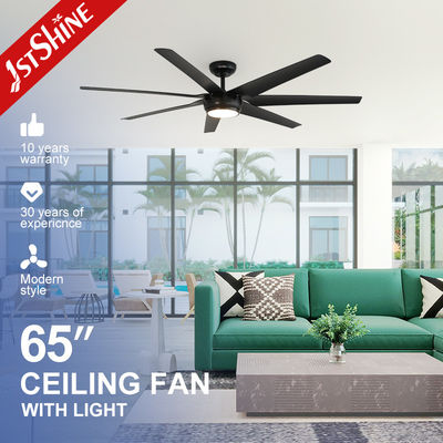 ซื้อ แฟนเพดานแบบทันสมัยที่มีไฟ LED 7 แอบบลัด การผลิตออนไลน์