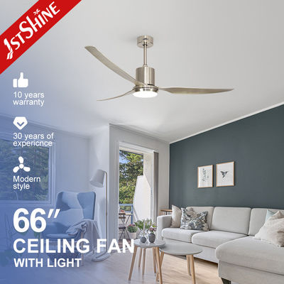 ซื้อ พัดลมเพดานขนาดสูง 3 ใบพลาสติก พัดลมเพดาน Led ด้วยรีโมทคอนโทรล การผลิตออนไลน์