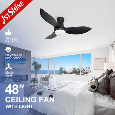 ซื้อ สีดํา LED 3 ABS ใบลอย พัดลมเพดาน DC มอเตอร์โมเดิร์นเงียบ การผลิตออนไลน์