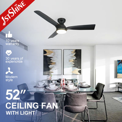 ซื้อ 6 ความเร็วรีโมทคอนโทรล พัดลมเพดานตกแต่ง Mdf Blades พัดลมเพดานพลาสติกสีดํา การผลิตออนไลน์