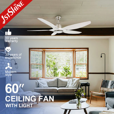 ซื้อ พัดลมเพดาน LED ABS ขนาด 5 ใบ ขนาด 60 นิ้ว พร้อมไฟ REACH รับรองการบริโภคพลังงานต่ํา การผลิตออนไลน์