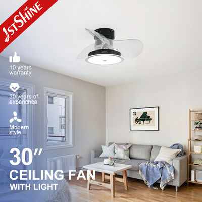 ซื้อ 30 นิ้ว LED ไฟฟ้าลมเพดาน 3 ABS ใสใบลัดอ่อนแอลมและ APP สวิตช์สไตล์ 2- การผลิตออนไลน์