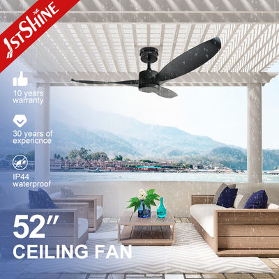 ซื้อ แอพควบคุม แฟนเพดานภายนอกกันน้ํา IP44 พร้อมใบ ABS และการควบคุมแบบสมาร์ท การผลิตออนไลน์