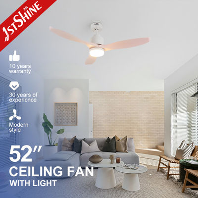 ซื้อ แฟนเพดานพลาสติก ABS สีชมพูสภาพต่ํา พร้อมรีโมทควบคุมแสง LED การผลิตออนไลน์