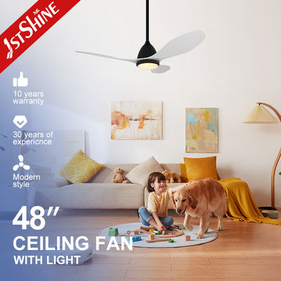 ซื้อ พัดลมเพดาน LED หรี่แสงได้ 110V 240V ไม่มีเสียงพร้อมไฟเปลี่ยนสี 3 สี การผลิตออนไลน์