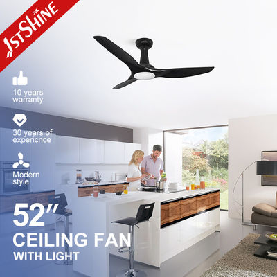 ซื้อ สนับสนุน Dimmer พัดลมเพดาน LED ขนาด 52 นิ้ว พร้อมมอเตอร์ Inverter และแสง LED 3 สี การผลิตออนไลน์