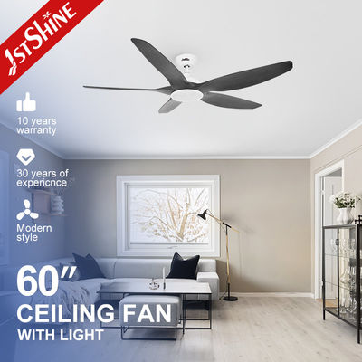 ซื้อ พลาสติก Blade 52 นิ้ว LED พัดลมเพดานด้วย LED Light APP การควบคุม การผลิตออนไลน์