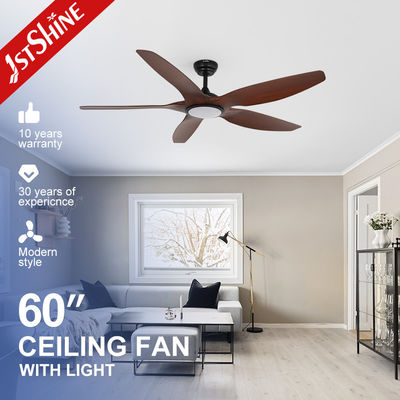 ซื้อ ห้องรับแขก Fancy 52 Inch LED Ceiling Fan ABS Blade Body LED Lamp เครื่องเย็นอากาศ การผลิตออนไลน์