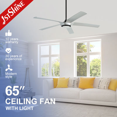 ซื้อ พัดลมเพดานพร้อมไฟขนาด 65 นิ้ว พร้อมรีโมทคอนโทรล ใบพัด ABS ความเร็วสูง การผลิตออนไลน์