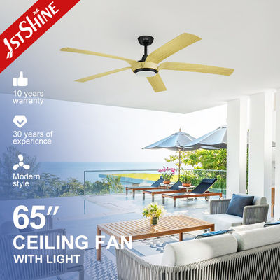 ซื้อ ขนาดใหญ่กว่า 3 สี LED Light 5 Blade พัดลมเพดาน พลาสติก การผลิตออนไลน์