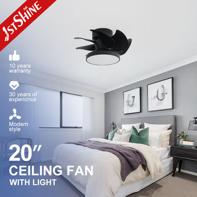 ซื้อ แหล่งแสง LED พัดลมเพดานขนาดเล็ก 1stshine ODM สีดํา ประหยัดพื้นที่ด้วยใบ ABS การผลิตออนไลน์