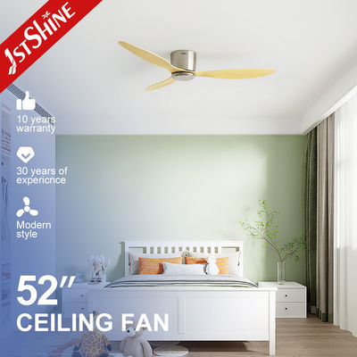 ซื้อ 35w 52 นิ้ว พลาสติกกลางแจ้งสามใบ แอพควบคุมพัดลมเพดานโดยไม่มีแสง การผลิตออนไลน์