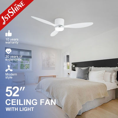 ซื้อ พัดลมเพดานพร้อมรีโมทคอนโทรลปรับได้ พร้อมไฟ LED 3 สี และดีไซน์ติดตั้งแบบ Flush Mount การผลิตออนไลน์