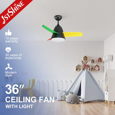ซื้อ พัดลมเพดาน LED แบบไร้แปรงถ่านปรับแสงได้พร้อมรีโมทคอนโทรล ได้รับการรับรอง RoHS การผลิตออนไลน์
