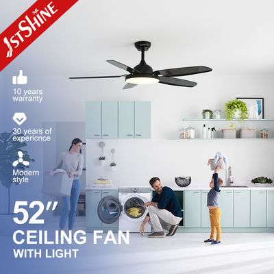 ซื้อ พัดลมเพดานสีดํา พร้อมแสงและรีโมทคอนโทรล แอบเอส บลัด เสียงต่ํา การผลิตออนไลน์
