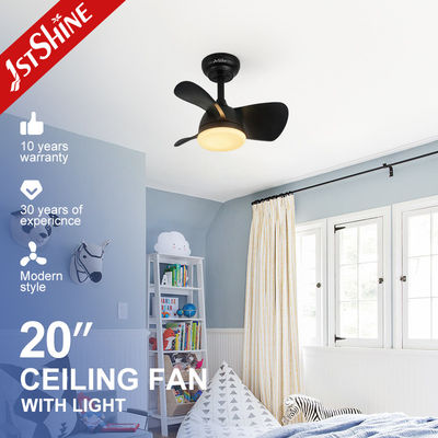 ซื้อ แสง LED พัดลมเพดานขนาดเล็กตกแต่ง เครื่องยนต์ DC เงียบสําหรับห้องเล็ก การผลิตออนไลน์
