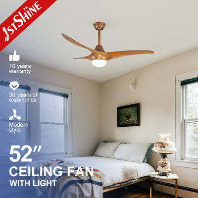 ซื้อ พัดลมเพดานพลาสติก ลายไม้เงียบ พร้อมรีโมท ไฟ LED 3 สี การผลิตออนไลน์